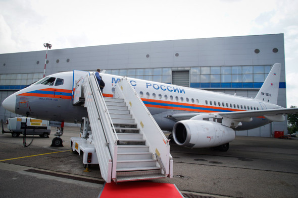 SSJ-100. Борт МЧС