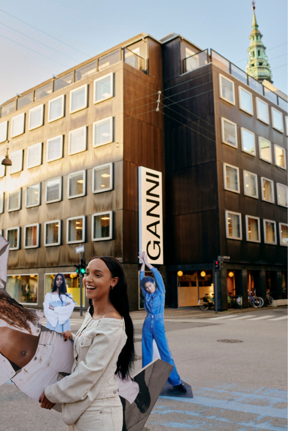 Коллаборация Ganni X Levi&#39;s
