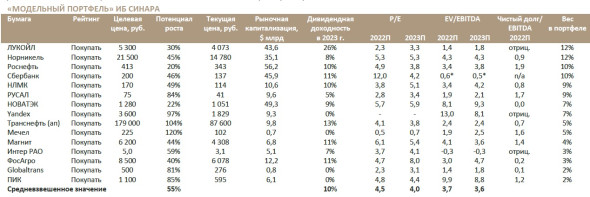 Стратегия «Синары» на 2023 год: дивиденды — основной катализатор роста