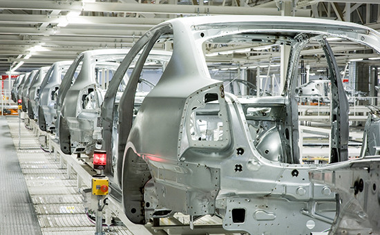 Работа завода Volkswagen в Калуге