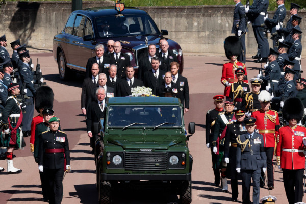 Как в Британии прошли похороны принца Филиппа. Фоторепортаж