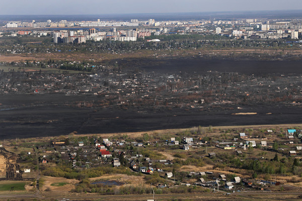 Последствия пожаров в Курганской области. Фоторепортаж