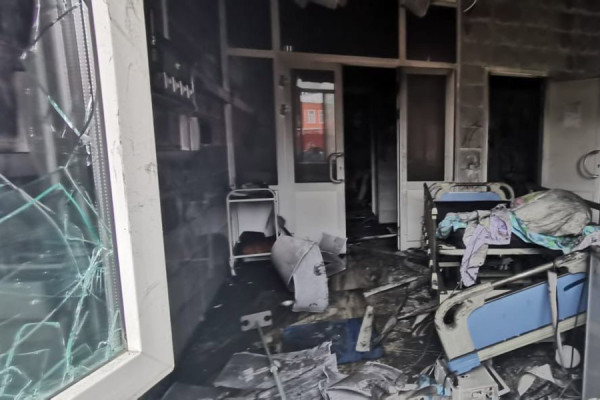 Последствия пожара в рязанской больнице. Фоторепортаж