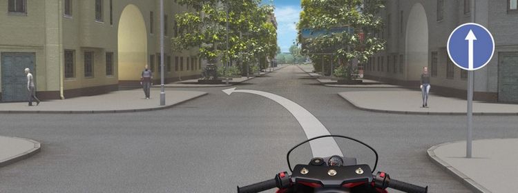 Билет № 20. Вопрос № 2. Можно ли Вам за перекрестком въехать во двор?