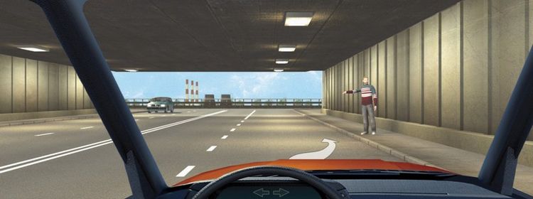 Билет № 37. Вопрос № 12. Можно ли Вам остановиться в тоннеле для посадки пассажира?