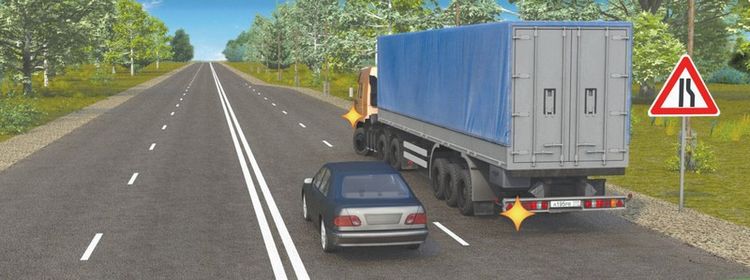 Билет № 25. Вопрос № 8. Кто должен уступить дорогу?