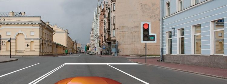 Билет № 17. Вопрос № 8. Разрешено ли Вам выполнить поворот направо в данной ситуации?