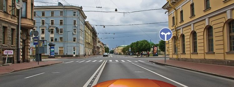 Билет № 22. Вопрос № 7. Обязаны ли Вы в данной ситуации включить указатели левого поворота?