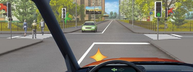 Билет № 20. Вопрос № 13. Кому Вы обязаны уступить дорогу при повороте налево?