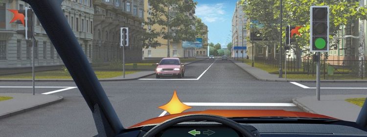 Билет № 7. Вопрос № 13. Как Вам следует поступить при повороте налево?