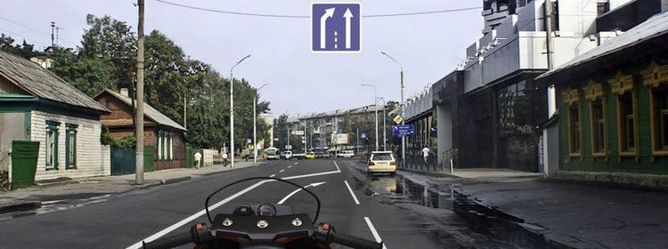 Билет № 11. Вопрос № 7. Обязаны ли Вы в данной ситуации подать сигнал правого поворота?