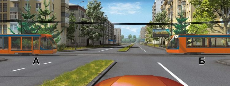 Билет № 14. Вопрос № 14. Вы намерены проехать перекресток в прямом направлении. Кому Вы обязаны уступить дорогу?