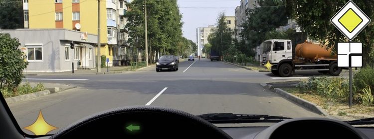 Билет № 28. Вопрос № 15. Вы намерены развернуться. Кому Вам необходимо уступить дорогу?