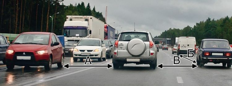 Билет № 20. Вопрос № 10. Укажите расстояние, под которым в Правилах понимается дистанция: