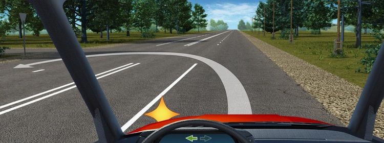 Билет № 3. Вопрос № 9. Разрешается ли Вам выполнить разворот на перекрестке по указанной траектории?