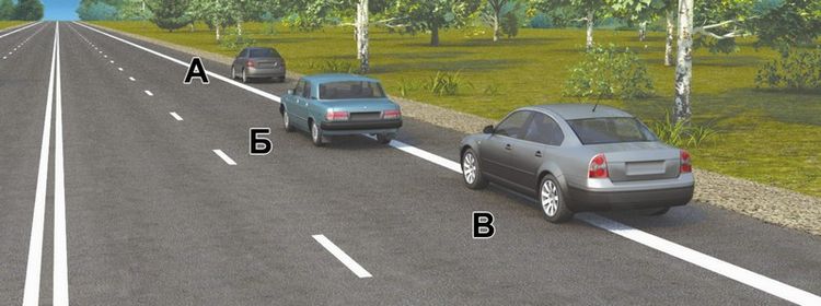 Билет № 26. Вопрос № 12. Водители каких автомобилей нарушили правила остановки?