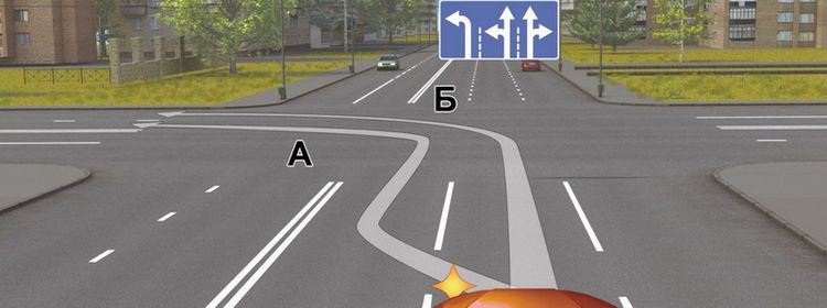 Билет № 20. Вопрос № 8. Вам можно выполнить поворот налево: