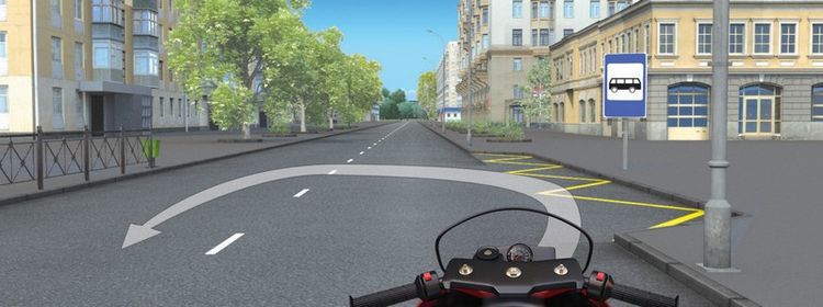 Билет № 26. Вопрос № 9. Разрешен ли Вам разворот в этом месте?