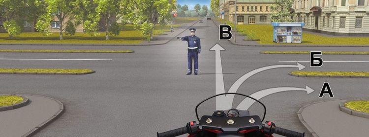 Билет № 37. Вопрос № 6. Вам разрешено движение: