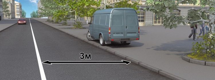 Билет № 8. Вопрос № 12. Нарушил ли водитель грузового автомобиля правила стоянки?