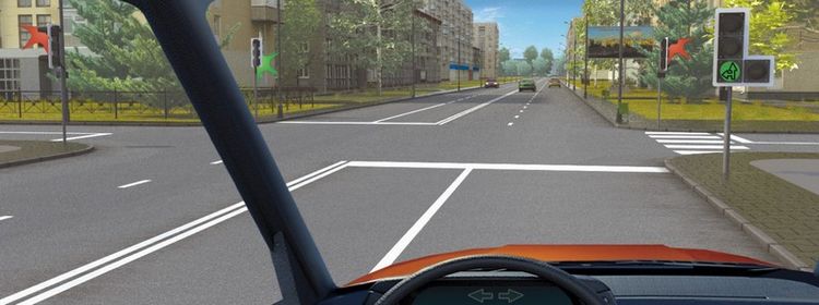 Билет № 31. Вопрос № 6. О чем информируют Вас стрелки на зеленом сигнале светофора?