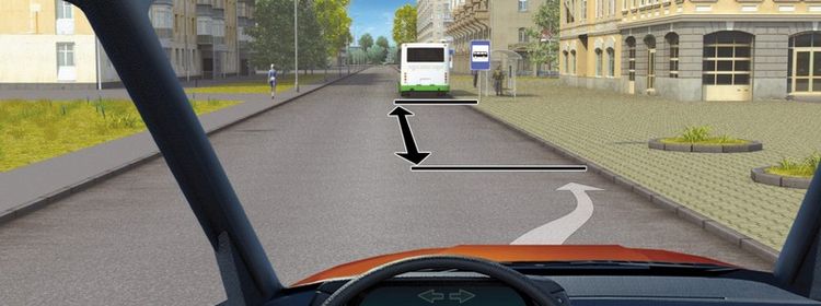 Билет № 23. Вопрос № 12. На каком расстоянии от знака Вам разрешено поставить автомобиль на стоянку?