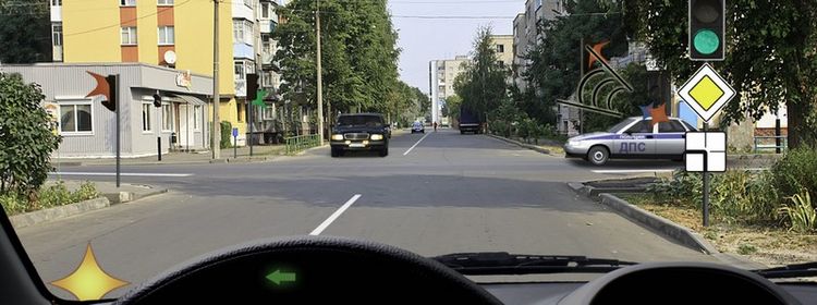 Билет № 38. Вопрос № 13. Как Вам следует поступить при повороте налево?