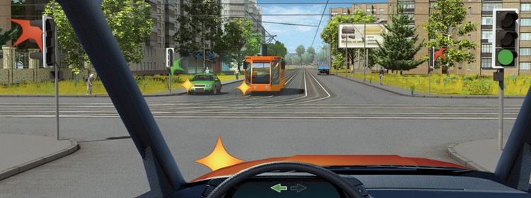 Билет № 28. Вопрос № 13. Кому Вы обязаны уступить дорогу при повороте налево?