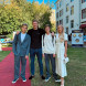 Павел и Мария Погребняк с детьми — Алексеем, Павлом и Артемом