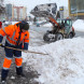 Работа коммунальных служб после сильного снегопада в Москве, 10 января 2026 года