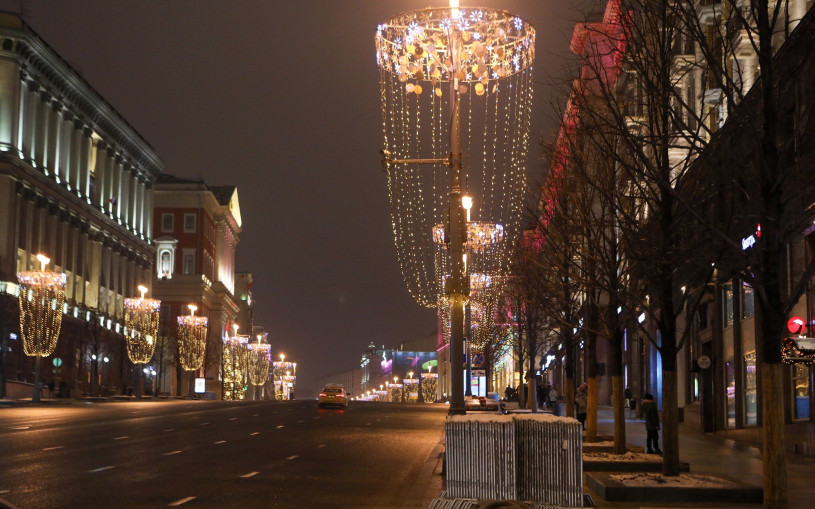 В Москве перекроют дороги в новогоднюю ночь. Список улиц