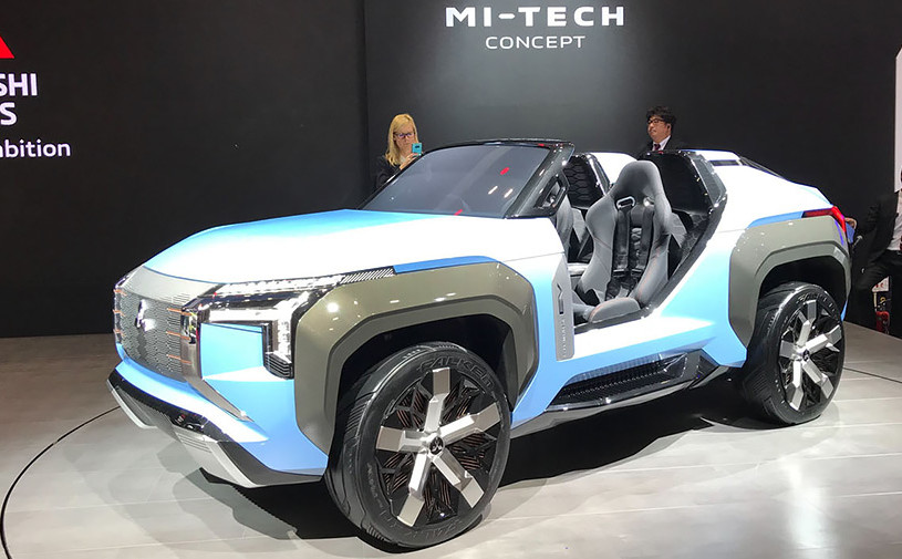 Mitsubishi создал багги с газовой турбиной и дополненной реальностью