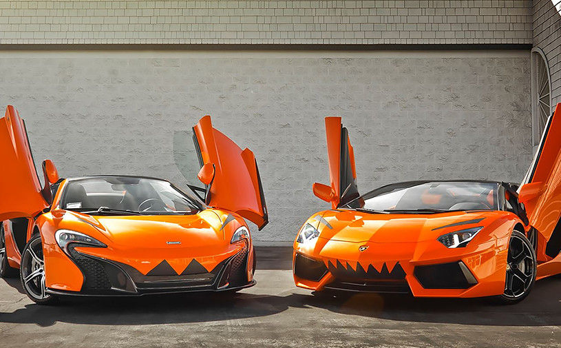Из Lamborghini в тыкву: как автомобили встречают Хеллоуин