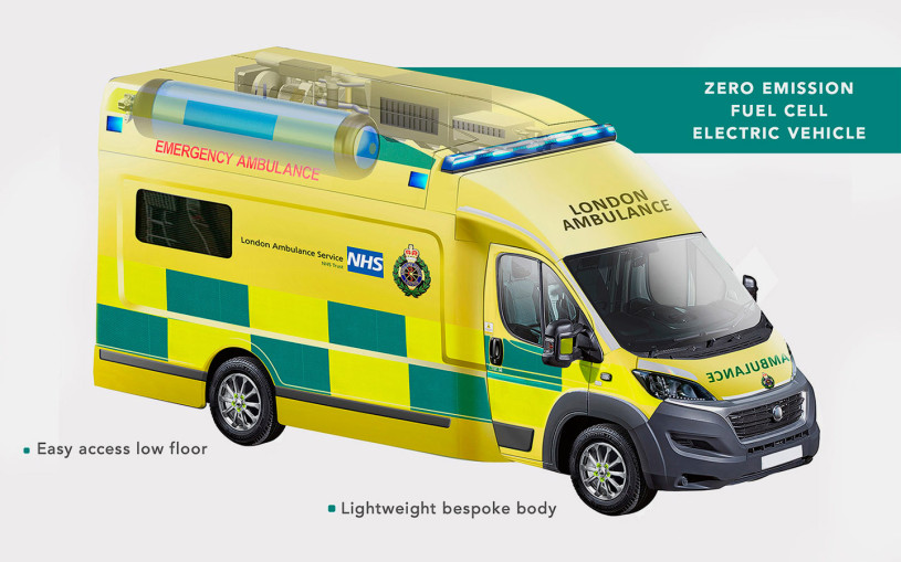 В Лондоне появится первая машина скорой помощи на водороде