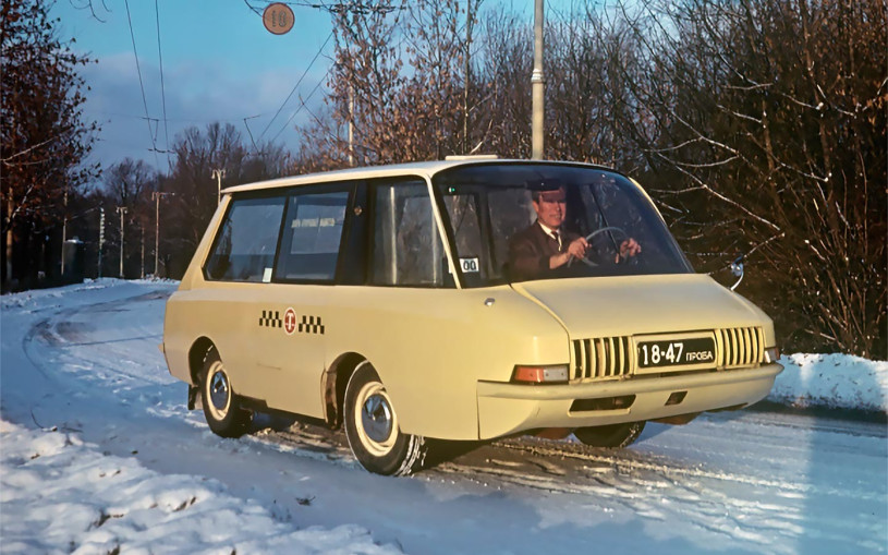 Такси из будущего. Феноменальный советский концепт из 1960-х. Видео
