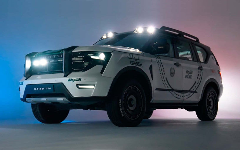 Автопарк полиции Дубая пополнил супервнедорожник на базе Nissan Patrol