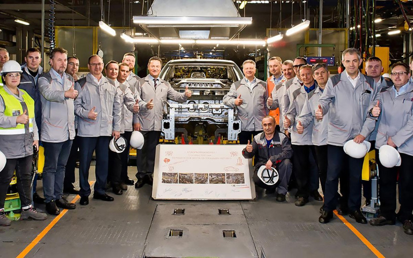 В Тольятти сварили первые кузова Lada Vesta после переноса производства