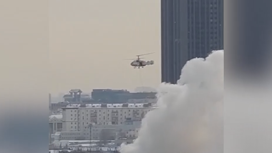 Открытое горение на складах на севере Москвы потушили
