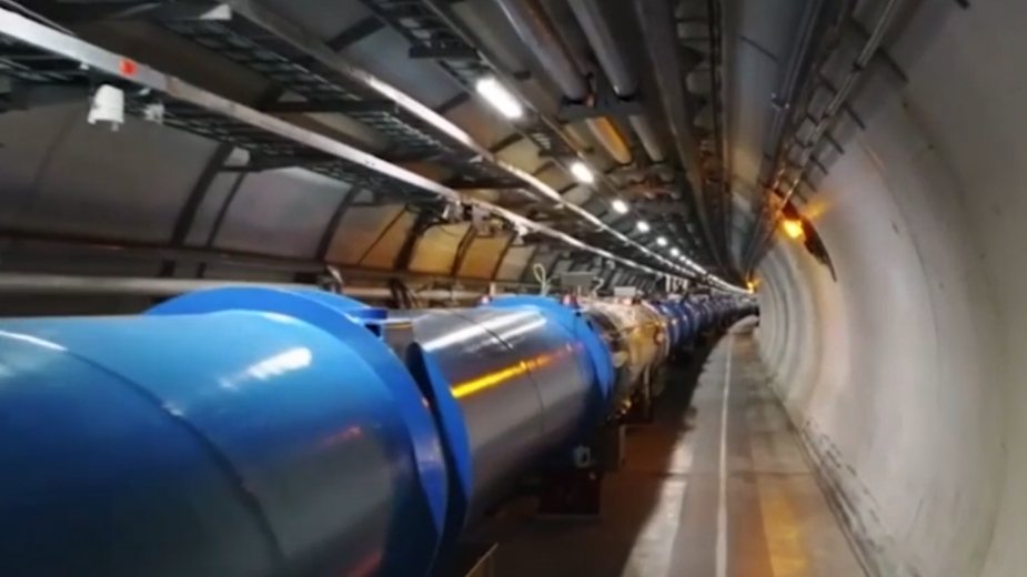 Большой адронный коллайдер сэкономит свет в Женеве. Видео