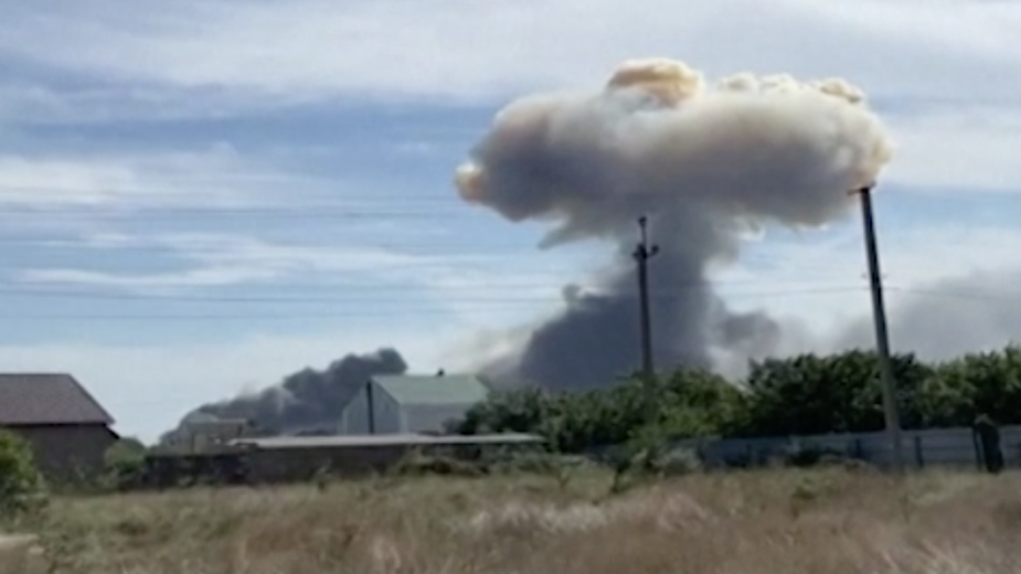 Стала известна возможная причина взрывов боеприпасов на аэродроме в Крыму
