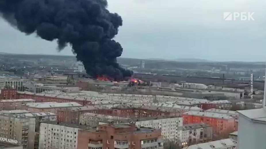 В Сети появилось видео пожара на производящем ракеты «Сармат» заводе