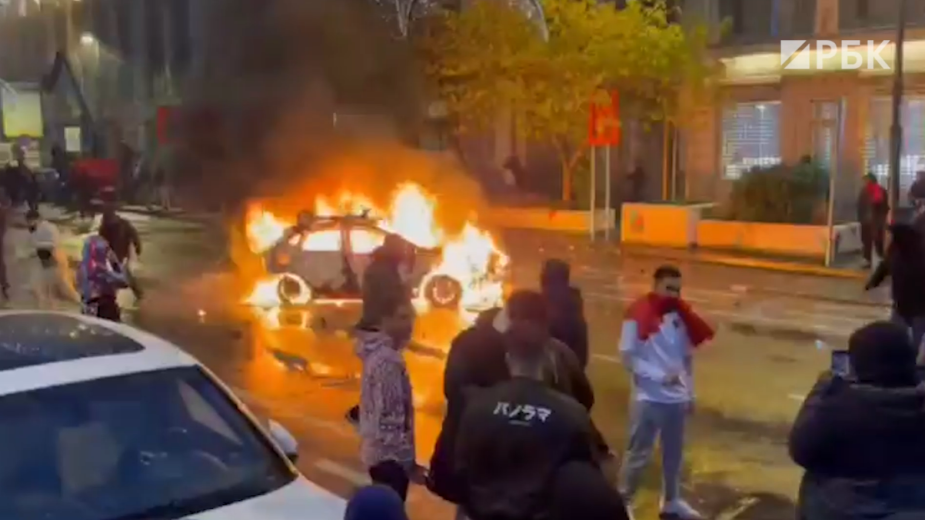 В Брюсселе из-за беспорядков после победы Марокко задержали 10 человек