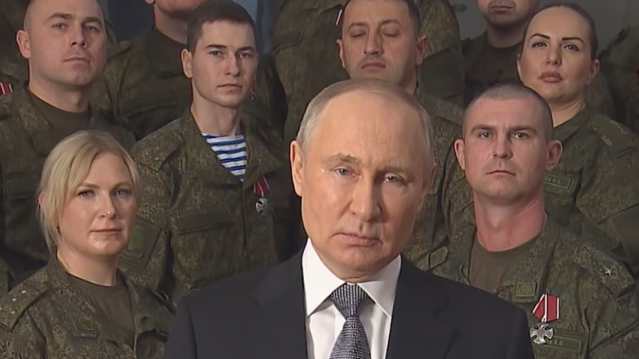 Mediascope раскрыл число зрителей новогоднего обращения Путина с военными