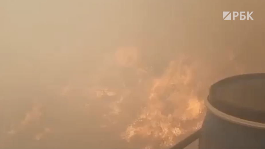 Как спасатели прорвались через пожары в «филиале ада» в ХМАО. Видео