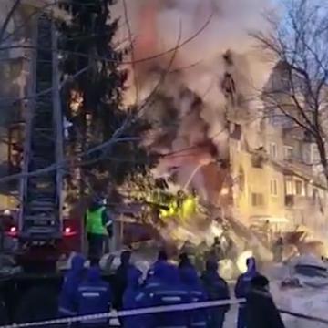 СК опубликовал видео с места взрыва газа в Новосибирске
