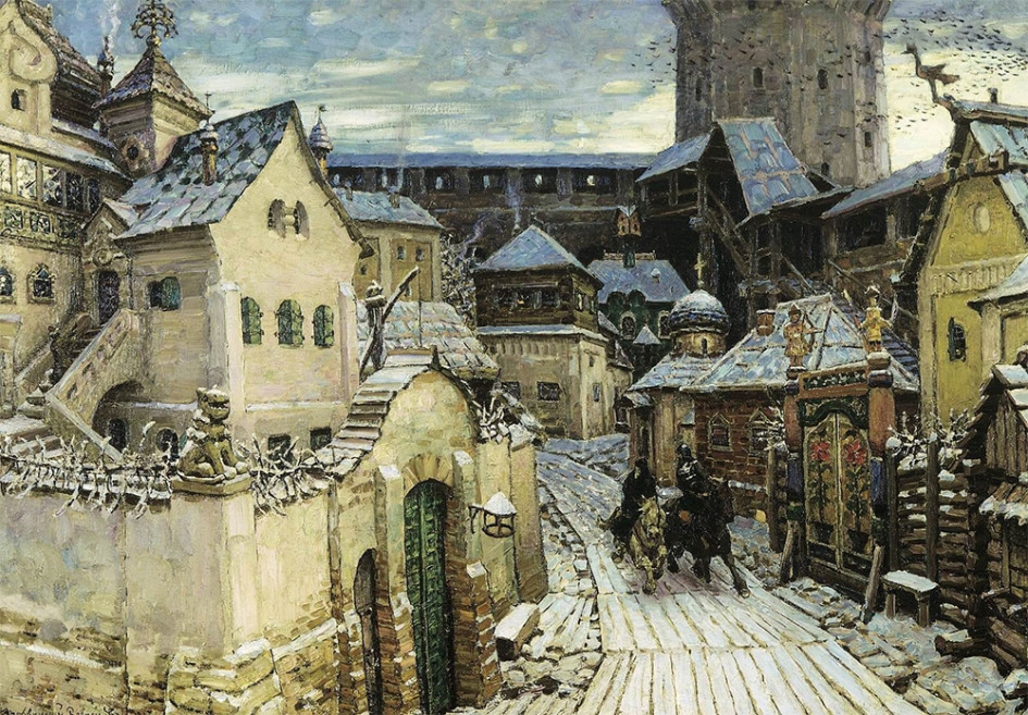 Аполлинарий Васнецов. Гонцы