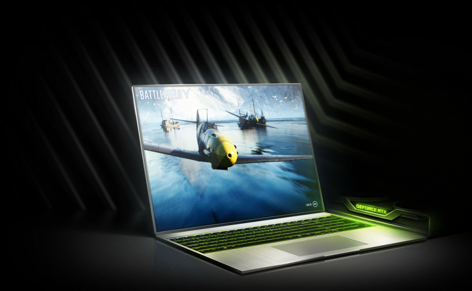 Игровой ноутбук с видеокартой GeForce RTX 20-й серии