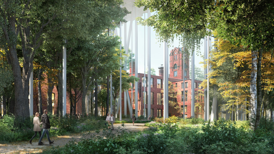 Жилой комплекс «Бадаевский». Визуализация Herzog & de Meuron