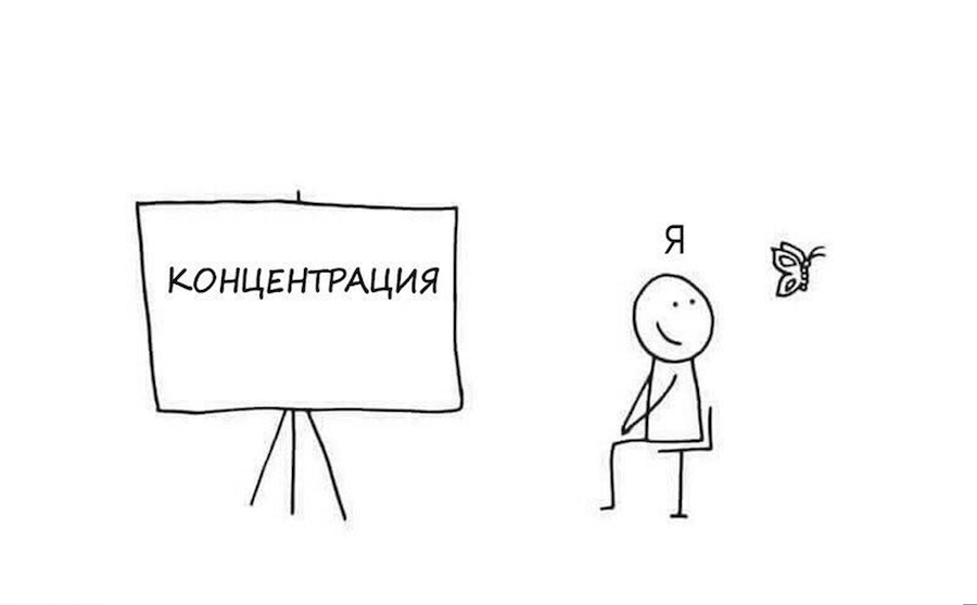 Когда сел писать текст, настроился, подобрал нужные фоновые звуки, запустил текстовый редактор, сел в кресло поудобнее и занес пальцы над клавиатурой