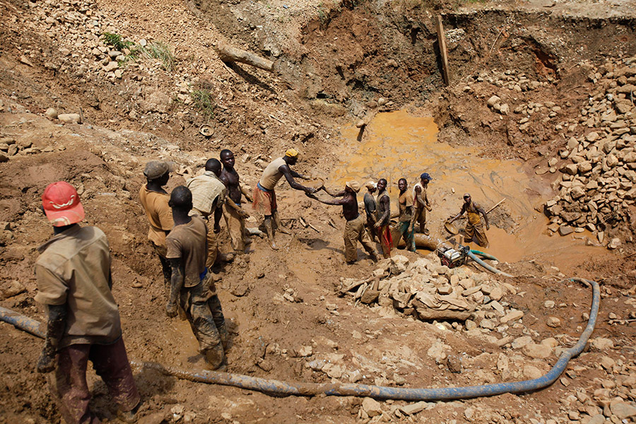 Золотодобыча в Конго